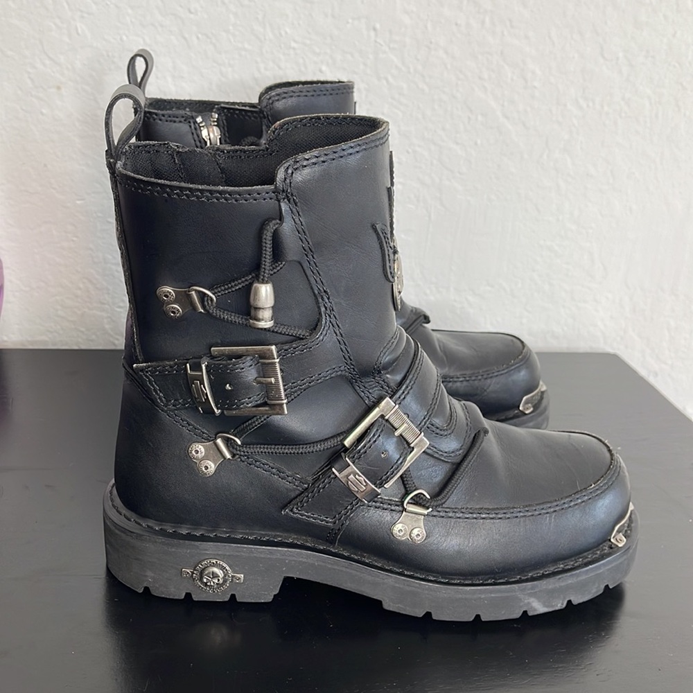 Harley Davidson moto boots - Picture 3 of 13